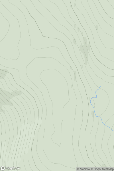 Thumbnail image for Geal Charn [Loch Tay to Perth] showing contour plot for surrounding peak